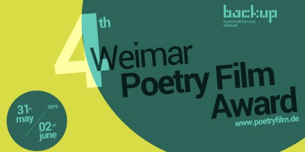 Premiere Internacional de Versogramas en Weimar Poetryfilm Award